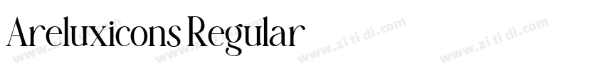 Areluxicons Regular字体转换